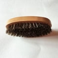 thumbnail image 4 of Brosse à Barbe et Moustache pour Hommes en Poils de Sanglier, Manche en Bois Rond et Dur, 4 of 9