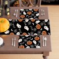 thumbnail image 3 of Boo Spooky Ghost Pumpkin Halloween Placemats Set of 4 Table Mats Table Decorations 12x18 Inch, 3 of 5