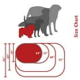 thumbnail image 4 of Majestic Pet Poly/Cotton & Sherpa Bagel Dog Bed Machine Washable Green Small 24" x 19" x 7", 4 of 5