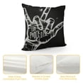 thumbnail image 4 of SHANXI  Throw Pillow Covers Home Decor Rock Roll Music Guitar Vintage Retro Sun Pillow Cases Decorative 18x18in, 4 of 5
