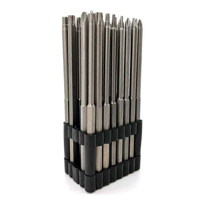 Juego de destornilladores extendidos de 32 piezas para taladro eléctrico y herramientas de mantenimiento electrónico.