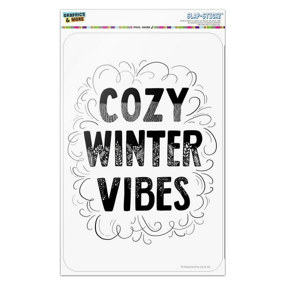 Cozy Winter Vibes Home Business Office Sign