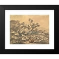 thumbnail image 2 of Julius Caesar Ibbetson 24x20 Black Modern Framed Museum Art Print Titled - Supported by a Bramble, 2 of 5