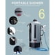 thumbnail image 4 of Camping Shower Bag, Portable Shower For Camping, Portable Camping Shower Pump For Outdoor Camping, Shower Bag With Pressure Foot Pump And Shower Head, 4 of 4