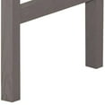 thumbnail image 4 of 24 Inch Wood Counter Stool Set of 2 Cushioned Farmhouse Design Gray, 4 of 6