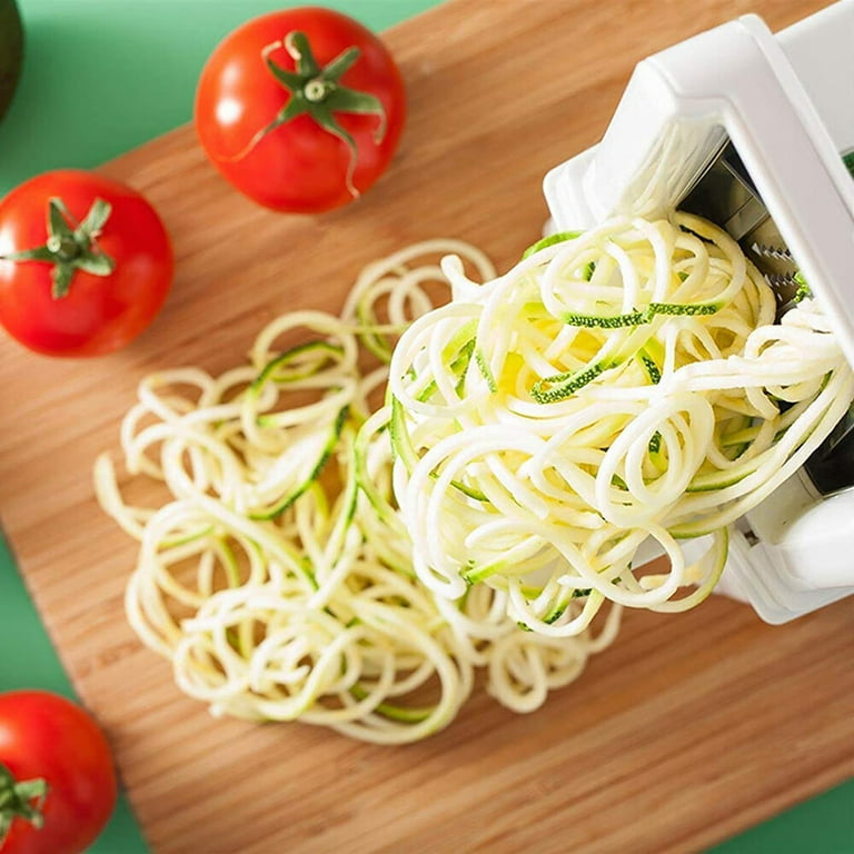 Kitexpert Vegetable Spiralizer With 4-in-1 Rotating Blades, Zucchini Noodle  Maker with Strong Suction Cup, Zoodles for Veggies Noodles and Potato
