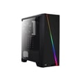 thumbnail image 4 of AeroCool Cylon - Mid tower - ATX - windowed side panel (acrylic) - no power supply - black - USB/Audio, 4 of 8