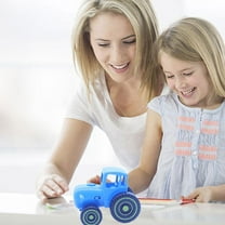 SSKFHGI Blue Farm Tractor Toy Vehicle Car Toy Blue Farm Tractor Equipment Toy