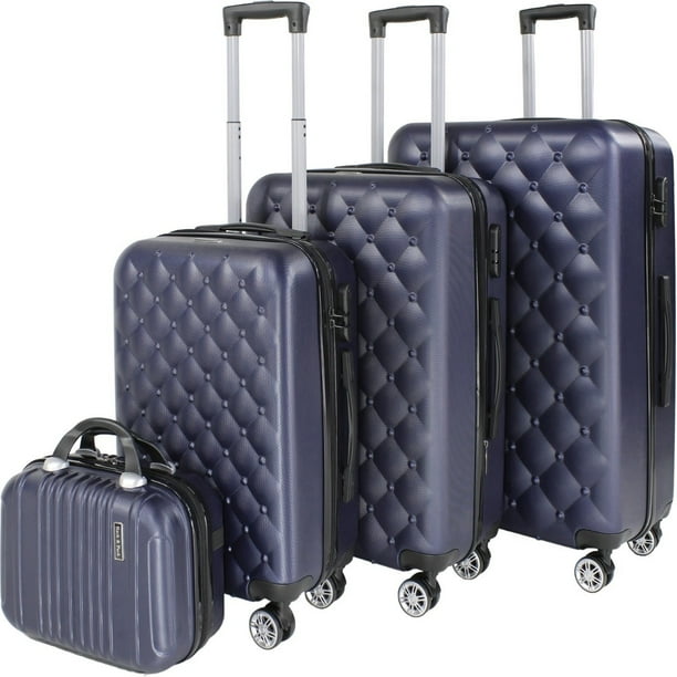 Set Juego 4 Maletas Viaje Rack and Pack Resistentes 4 Ruedas 360 Premium Walmart en linea