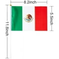 Tao Yuan Mexico Flag Mexican Small Stick Mini Hand Held Flags
