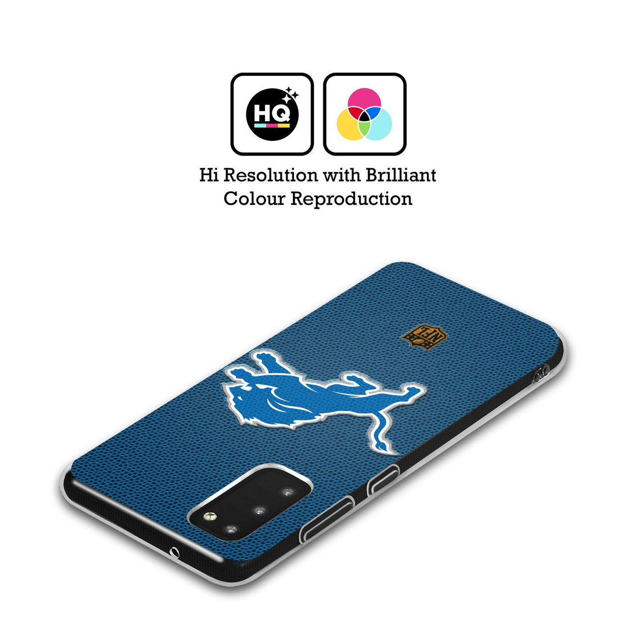 Head Case Designs NFL Detroit Lions Logo Football Soft Gel Case for Samsung Galaxy S24 5G