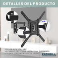 thumbnail image 4 of Soporte para TV 23"-55" KASHBILL, Fácil Instalación, Distancia a Pared 65-415mm, 30kg, Brazo Articulado, Mod. 116, 4 of 6