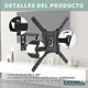thumbnail image 4 of Soporte para TV 23"-55" KASHBILL, Fácil Instalación, Distancia a Pared 65-415mm, 30kg, Brazo Articulado, Mod. 116, 4 of 6
