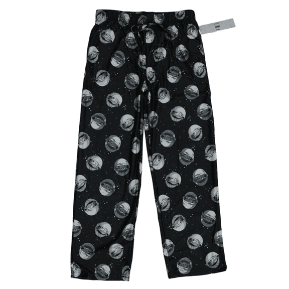 Star Wars Men's Black Yoda in Capsule Pajama Pants-Med