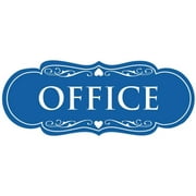 Designer Office Sign - Blue - Medium
