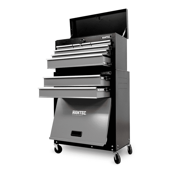 Caja De Herramientas con Gabinete Móvil HANTEC 9 Cajones Gris para herramienta automotriz Hantec Herramienta