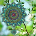 thumbnail image 5 of Tmrbno | 3D Metal Wind Spinner Hanging Pinwheels Mandala 12 Inches Stainless Steel Outdoor Gard, 5 of 7