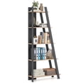 thumbnail image 1 of Gymax 5-Tier Modern Bookshelf Wooden Vertical Display Book Shelf for Small Space Gray & Natural, 1 of 10