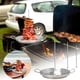thumbnail image 1 of Vertical Skewers Stainless Steel Vertical Grill With 10 Inch Detachable Nails Vertical Grill Skewer Nails For Whole Chicken Fish Sausages Steak, 1 of 8