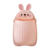 OKKVV Punch-Free Bathroom Wall Rack, Toothbrush and Accessories Storage Organizer, Bedside and Household Wall-Mounted Box, Space-Saving Bathroom Storage(Pink)