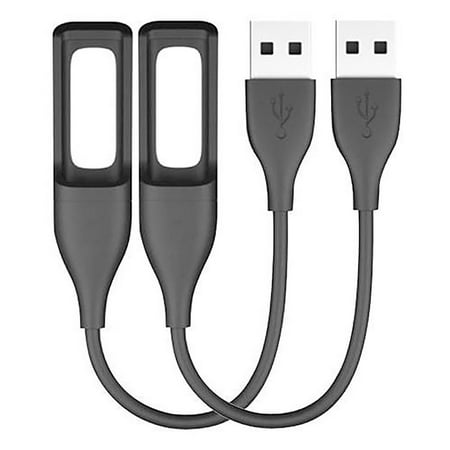 EEEKit 2 PCS USB Charging Cable Cord Charger for Fitbit Flex Band Bracelet (Best App For Fitbit Charge)