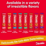 (2 pack) Hartz Delectables Squeeze up Non-Seafood Variety Pack Lickable Wet Cat Treats, 0.5oz Tube (54 Count)