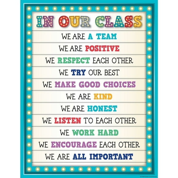 Marquee In Our Class Chart 17x22 [TCR7528]