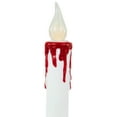 thumbnail image 5 of Northlight LED with Timer Dripping Blood Halloween Taper Candles - 9" - Set of 2, 5 of 7