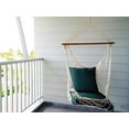 thumbnail image 3 of Vargottam Outdoor Deep Seat Patio Cushions Set 2pcs Seat Set All Weather Replacement Cushion Patio Seat And Back Cushion Set 25"x25"x5" Inches-Teal Blue, 3 of 9