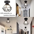 thumbnail image 3 of Luminaire de Plafond Industriel pour Grand Application, Design Rétro Noir Montage Semi-Encastré Facile à Installer (1PCS), 3 of 5