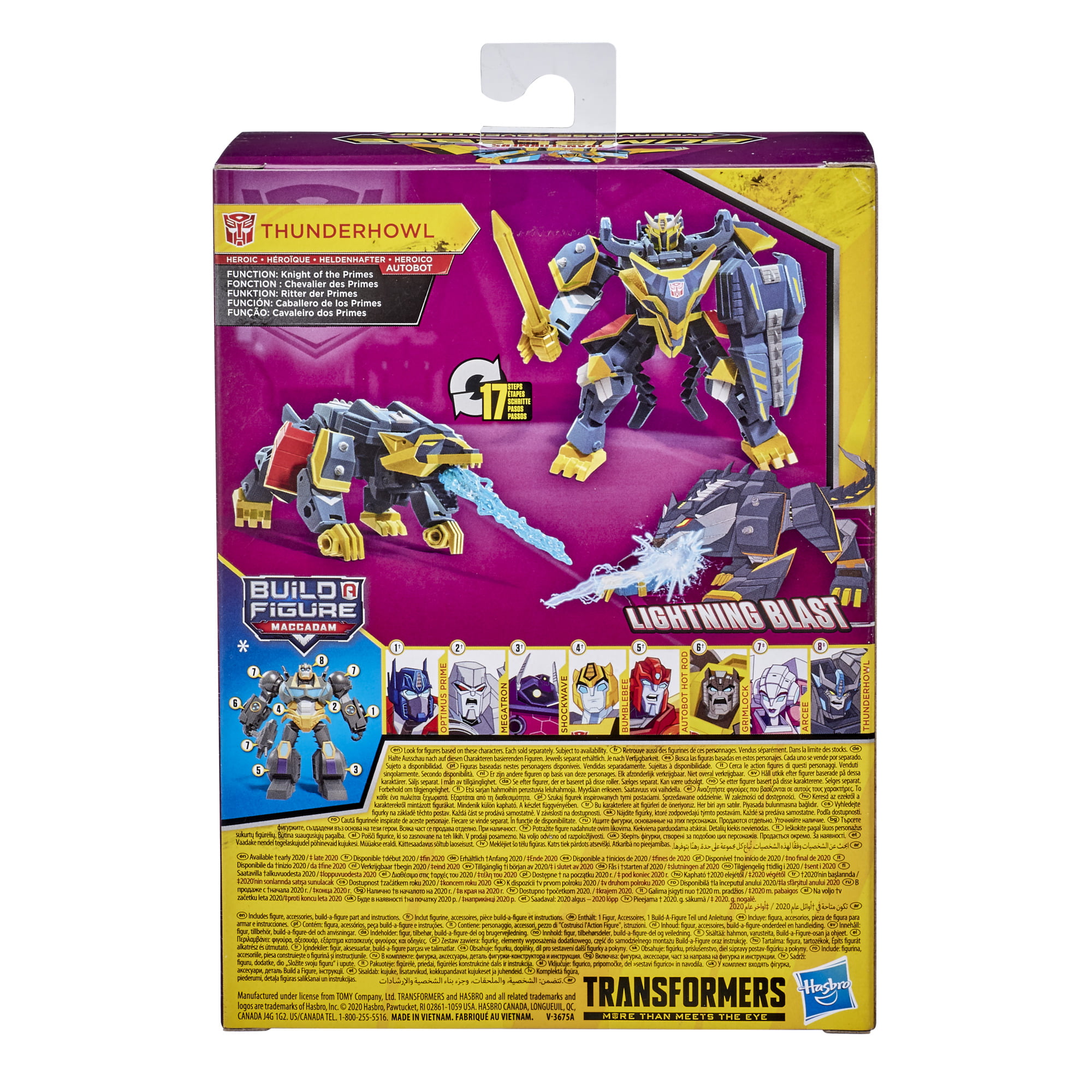 Transformers Bumblebee Cyberverse Adventures Toys Deluxe Thunderhowl Figure