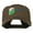 Brown, variant on USA State Arizona Flower Embroidered Low Profile Cotton Cap - Khaki OSFM