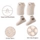 thumbnail image 3 of Rodilleras antideslizantes para gatear para bebés y calcetines antideslizantes para bebés Protector de rodilla para niños pequeños, 3 of 5