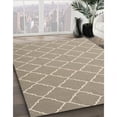 thumbnail image 3 of Ahgly Company Machine Washable Indoor Round Contemporary Light French Beige Brown Area Rugs, 4' Round, 3 of 7