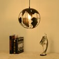 thumbnail image 3 of Modern Pendant World Map Globe Hanging Lamp Ceiling Light Chandelier Home, 3 of 9