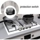 thumbnail image 4 of Capace pentru manere pentru cuptor, Polipropilena, 4 buc, Negro, 4 of 4