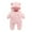 Pink, variant on Edvintorg 3M-12M Fall Winter Overalls for Newborns Baby Boys Girls Jumpsuit with Long Sleeves Climbing Jumpsuits Baby Clothes Cotton Newborn Romper