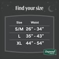thumbnail image 4 of Depend Night Defense Incontinence Underwear for Men, Adult Diapers, S/M, 16 Count, 4 of 13
