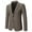 Brown, variant on WXLWZYWL Mens Casual Blazers Sport Coat Slim Fit Suit Blazer Jacket Two Button Lightweight for Casual Business