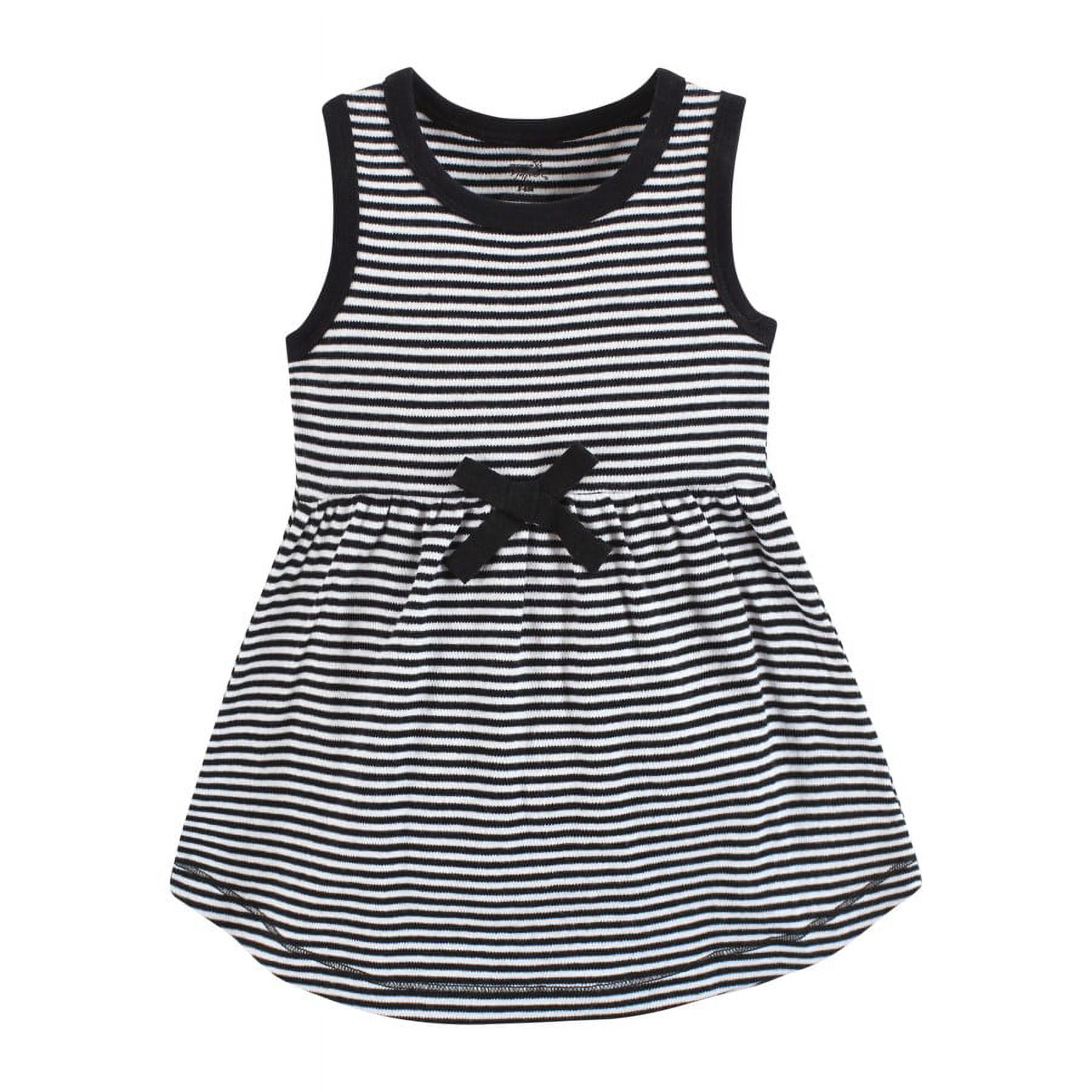 Touched by Nature Girl Organic Cotton Dresses, Pink Flamingo, 6-9 Months