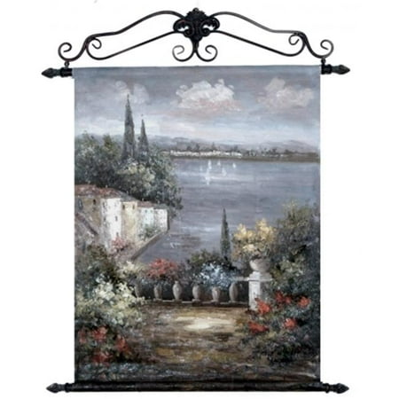 Graphics International H003A Haicht Town Scene Original Painting- 30 x 40