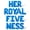 Blue, variant on Letter Balloons - HER ROYAL FIVE NESS 16" Inch Alphabet Letters Foil Mylar Balloon 5th Birthday Party Banner (Red)