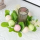 thumbnail image 1 of Corona de Pascua con huevos simulados | Decoración colgante de primavera para puerta | Guirnalda de hojas y frutas de PVC para decoración del hogar, fiestas o bodas., 1 of 6