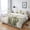 Beige, variant on 4 Pieces Duvet Cover Queen Bedding Sets Fall Thanksgiving Pumpkin Leaves Ultra Soft Luxury Comforter Cover Set with Bed Sheet and Decorative Pillow Shams Sage Green Gradient