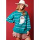 thumbnail image 3 of Sudadera con capucha y parches de purpurina, camiseta vintage, ropa de calle de manga larga ajustada estilo Harajuku, ropa de mujer, camiseta navideña, otoño e invierno 2024, 3 of 4