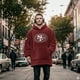 thumbnail image 5 of Poncho NFL unisex reversible San Francisco 49s 100% oficial, 5 of 9