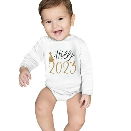 

Gubotare Long Sleeve Bodysuit Baby Boy Baby Girl Daisy T Shirt Romper Short Sleeve Oversized Bodysuit Bubble Onesie Top Clothes White 12-18 Months