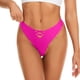 thumbnail image 2 of Gibobby Calzoncillos de encaje para mujer Ropa interior sexy sin rieles de seda helada para mujer(Rojo,XL), 2 of 3