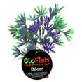 thumbnail image 3 of GloFish Plant Aquarium Décor, Purple and Green Medium, Fluorescent Under Blue LED Light, 3 of 7