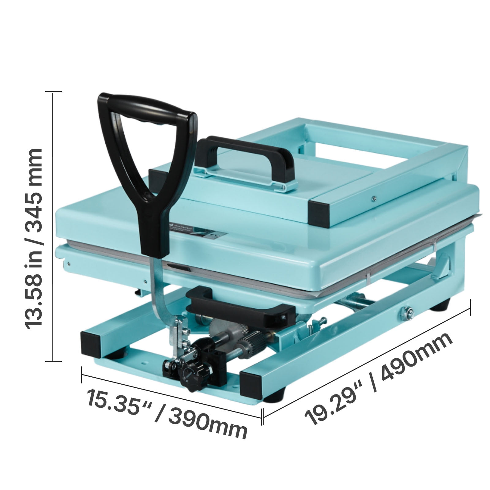KFFKFF 15 x 15 Inch Heat Press Machine, 8-in-1 Multifunctional Design, Quick and Uniform Heating, Innovative Patented Structure, User-Friendly Controls, Sublimation Machine for T-shirts, Tumblers